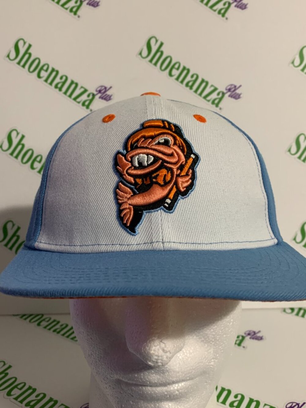 RSVLTS Hat Capistrano Salmon Dumb and Dumber Teddy League Baseball Sloped Cap